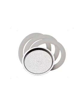 Ανταλλακτικό φίλτρο & 3 λάστιχα σιλικόνης μπρίκι Pedrini 1T