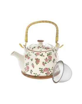 Κεραμική τσαγιέρα με φίλτρο 14 x 13 εκ. A&I Deco 70409