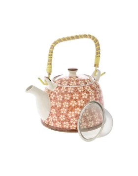 Κεραμική τσαγιέρα με φίλτρο 14 x 13 εκ. A&I decoration 70411