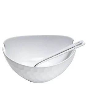 ΛΕΥΚΟ ΟΒΑΛ ΜΠΩΛ ΚΥΨΕΛΗ 29χ25χ14 cm & 2 ΚΟΥΤ. Espiel WEM303