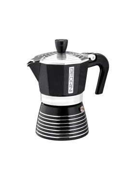 Καφετιέρα μπρίκι espresso 3 φλ. Pedrini Infinity Rock Dark Grey