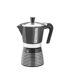 Καφετιέρα μπρίκι espresso 6 φλ. Pedrini Infinity Rock Dark Grey