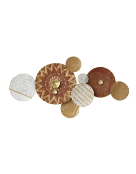 Μεταλλικό διακοσμητικό τοίχου 123,2 χ 63,1 εκ. Ankor 807963