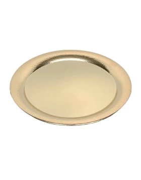 Επίχρυσος δίσκος σφυρήλατος 37 εκ. Pantazelos 30137 Gold