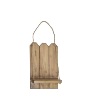 Ξύλινο ράφι τοίχου 29 χ 12 χ 40 εκ. KorresCraft 237-131-03