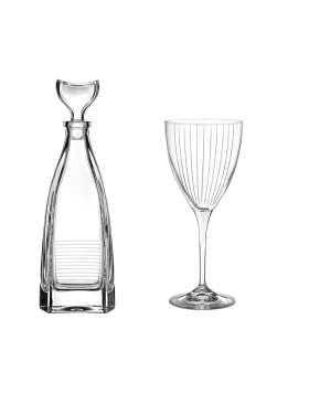 Σετ κρυστάλλινη καράφα ποτήρι κρασιού Capolavoro 89