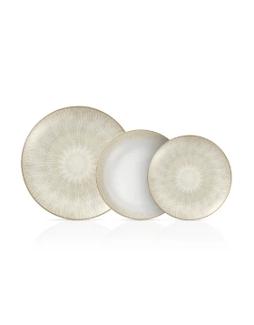 Σετ πιάτα φαγητού πορσελάνη 20 τμχ Cryspo Trio Soleil