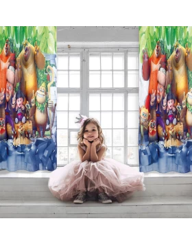 DAS KIDS 2123 ΚΟΥΡΤΙΝΑ 140Χ280 ΜΕ ΚΡΙΚΟΥΣ