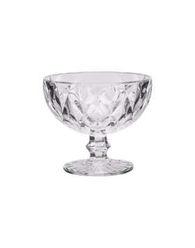 Ποτήρι παγωτού 310 ml Cryspo Trio Kare Clear
