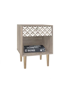 ΚΟΜΟΔΙΝΟ Fylliana Home SONOMA 40*39.5*55 z1 Fylliana 271-121-032