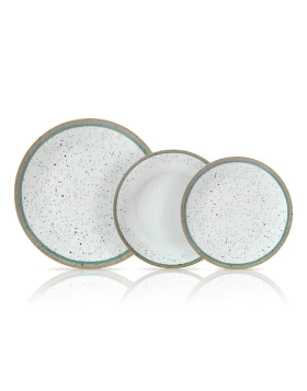 Σετ πιάτα φαγητού 20 τμχ πορσελάνη Cryspo Trio Suomi 