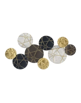 Μεταλλικό διακοσμητικό τοίχου 90 χ 51 εκ. Deco 74414