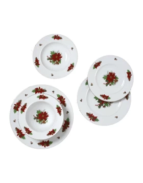 Σετ πιάτα φαγητού 20 τμχ χριστουγεννιάτικα Cryspo Trio 06.241.40 