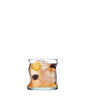 AMORF WATER 340CC H: 8.6 D: 8.4CM MADE OF RECYCLED GLASS P/1152 Espiel SP420224K4