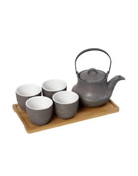 Espiel Ritual Σετ Τσαγιού 5τμχ με Δίσκο Bamboo (SPI111)