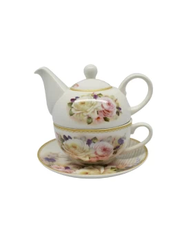 Ατομική τσαγιέρα με κούπα πορσελάνη16 χ 14 εκ. Ankor 814664