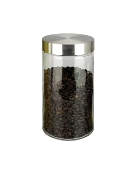 Γυάλινο δοχείο κουζίνας 1700 ml inox καπάκι Sinoglass 9209002