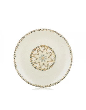Πιάτο ρηχό 27 εκ. πορσελάνη By Bone Tessera
