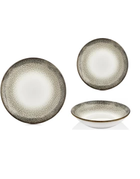 Σετ πιάτα 18 τμχ πορσελάνη By Bone Spazio