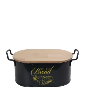 ΨΩΜΙΕΡΑ ΜΕΤΑΛ. ΜΕ ΞΥΛΙΝΟ ΚΑΠΑΚΙ ΣΚ. ΓΚΡΙ 33-39,5X20X16,5EK Espiel TEM107