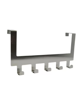 Ανοξείδωτη κρεμάστρα πόρτας 5 θέσεων 30 χ 17 εκ. Ankor 791743