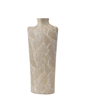 Ανθοδοχείο polyresin 20.5 χ 11.5 χ 47.5 εκ. HFA Inkas Beige 5483024