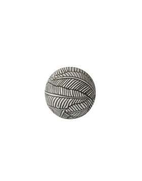 Μπάλλα διακοσμητική polyresin 8 εκ. HFA Inkas Grey 5483016
