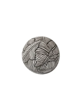 Μπάλλα διακοσμητική polyresin 10 εκ. HFA Inkas Grey 5483015