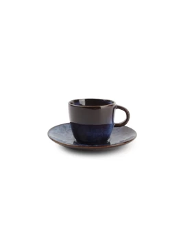 Φλυτζάνι πιατάκι espresso stoneware 90 ml Salt&Pepper Marrakech 850225