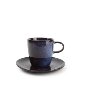 Φλυτζάνι πιατάκι cappuccino stoneware 180 ml Salt&Pepper Marrakech 850226