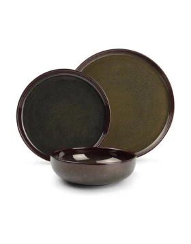 Σετ πιάτα 12 τμχ πορσελάνη Salt & Pepper Tabo Flare