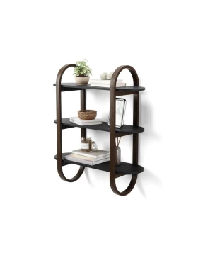 Ξύλινη ραφιέρα τοίχου 65,2 χ 23,6 χ 74,9 εκ. Umbra Bellwood 1016859-048  