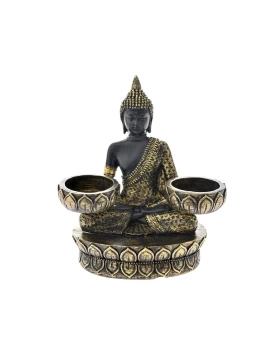 Μινιατούρα κηροπήγιο Βούδας 15 χ 8.5 χ 17 εκ. Deco 76634