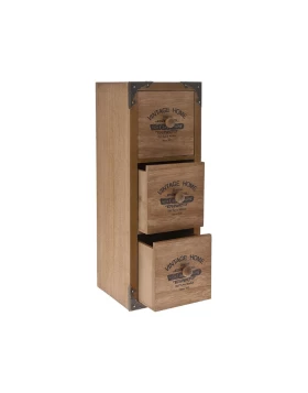 Ξύλινη συρταριέρα μπιζουτιέρα 12 χ 12 χ 33 εκ. Deco 77551