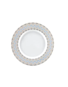 Πιατέλα 30 εκ. πορσελάνη in glaze Ionia Geometry