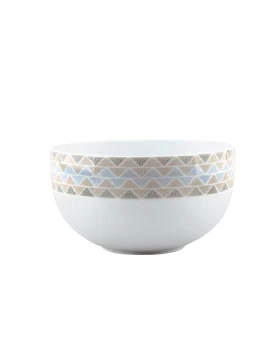 Σαλατιέρα 21 χ 11,5 εκ. πορσελάνη in glaze Ionia Geometry