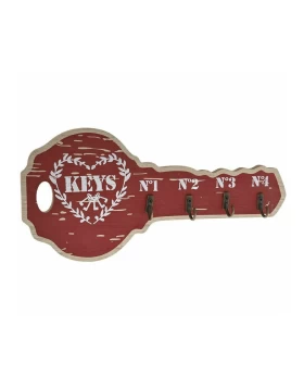 Ξύλινη κλειδοθήκη κλειδί 30 χ 14 εκ. A&I Deco 77533