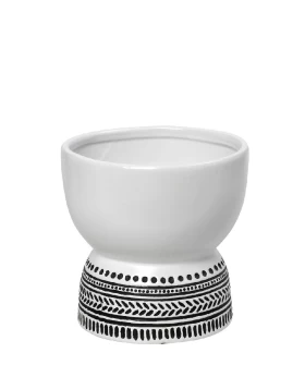 ΜΠΩΛ ΚΕΡΑΜΙΚ. ΛΕΥΚΟ TRIBAL 20,5Χ20,5Χ20ΕΚ. Espiel CER2304