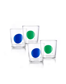 Σετ 4 γυάλινα ποτήρια 330 ml Benetton BE-0261