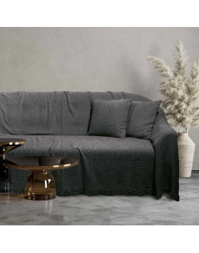 DAS HOME ΜΑΞΙΛΑΡΙ ΦΙΓΟΥΡΑΣ 40Χ40 0237 ΓΚΡΙ ΣΚΟΥΡΟ