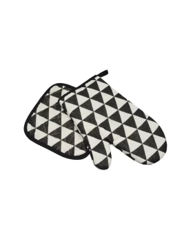 Σετ γάντι πιάστρα κουζίνας βαμβακερά Ankor 817627