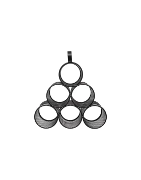 Μεταλλική επιδαπέδια κάβα για 6 φιάλες 28x18.5x30 εκ. Marva 169224