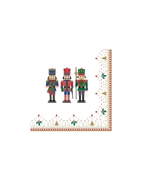 Σετ 20 χριστουγεννιάτικες χαρτοπετσέτες 16.5 Easy Life 414NUTC