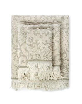 Cryspo Trio σετ πετσέτες 3 τμχ Jacquard Linen 02.510.10