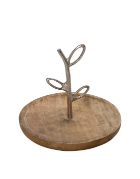 ΠΙΑΤΕΛΑ ΞΥΛ. ΜΕ ΜΕΤΑΛΛΙΚΗ ΛΑΒΗ ΑΣΗΜΙ 25Χ25Χ21ΕΚ Espiel FRI101K2