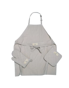 GREENWICH POLO CLUB ΣΕΤ ΚΟΥΖΙΝΑΣ 3 ΤΕΜΑΧΙΩΝ 2638 ΓΚΡΙ