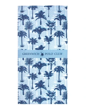 GREENWICH POLO CLUB ΠΕΤΣΕΤΑ ΘΑΛΑΣΣΗΣ 90Χ175 3711 ΓΑΛΑΖΙΟ, ΕΚΡΟΥ, ΜΠΛΕ