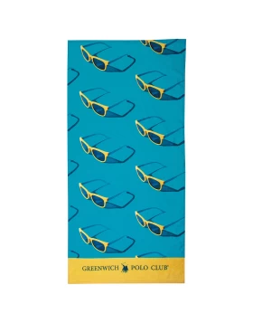 GREENWICH POLO CLUB ΠΕΤΣΕΤΑ ΘΑΛΑΣΣΗΣ 70Χ140 3720 ΚΙΤΡΙΝΟ, ΜΠΛΕ