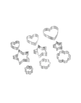 Σετ 9 μεταλλικά κουπάτ μπισκότων Pedrini 04GD233