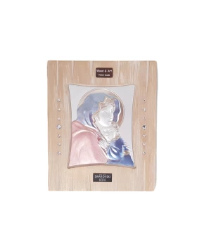 Ασημένια εικόνα 19 χ 23 εκ. MSW E-878B